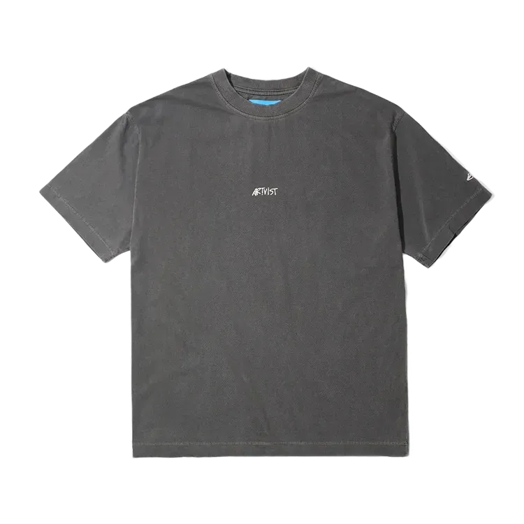 Camiseta Artvist Chest Logo Era Stoned Pirate Black