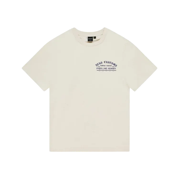 Camiseta Deus Ex Machina Regular Fit Unchained Off White