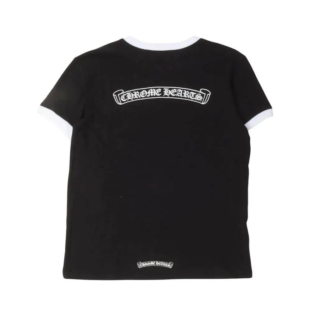 Camiseta Chrome Hearts Horseshoe Logo Ringer Black foto 1