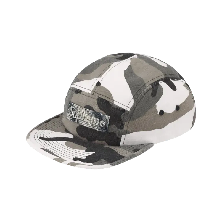 Comme des Garçons x Supreme Boné Shirt Camp Cap Blue - Droper