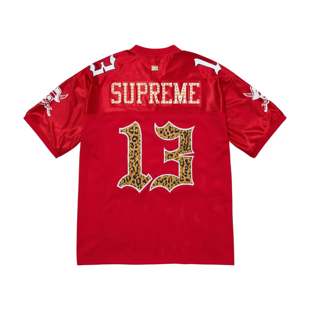 b.b. Simon x Supreme Camiseta Football Jersey Red FW26-W5 foto 1