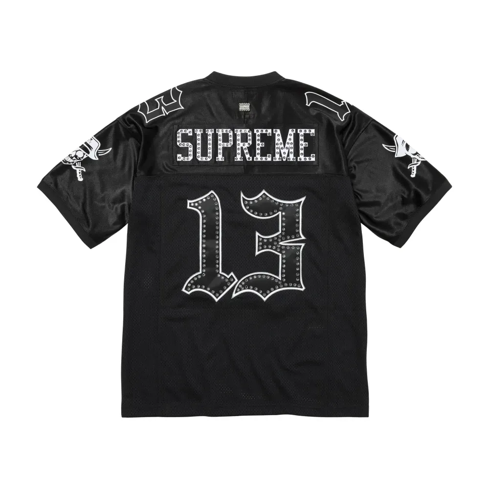 b.b. Simon x Supreme Camiseta Football Jersey Black FW26-W5 - Droper