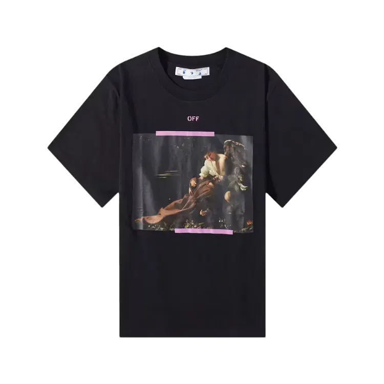 Camiseta Off-White Arrow Caravaggio St Fran Slim Black