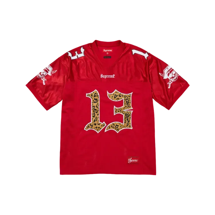 b.b. Simon x Supreme Camiseta Football Jersey Red FW26-W5