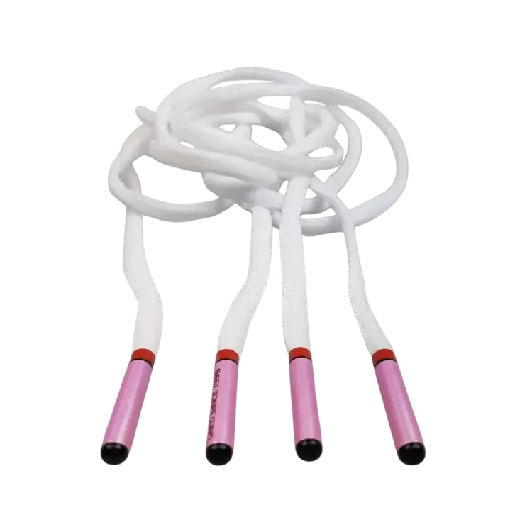 Cadarços TN Laces Tuned Since 1998 White Pink