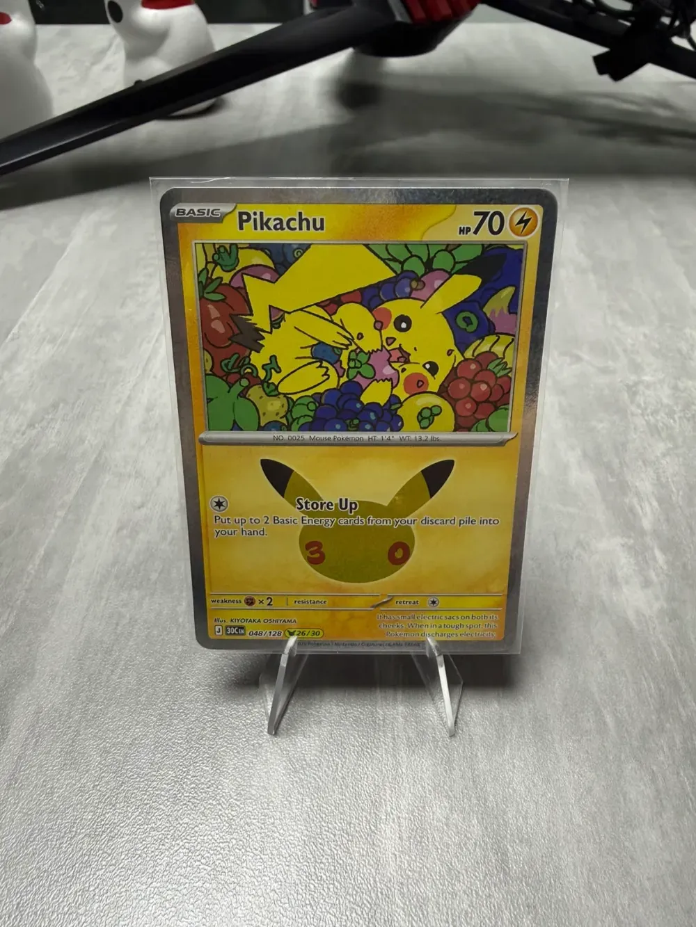 Pikachu (48/128) Celebração de 30 Anos Pokémon TCG