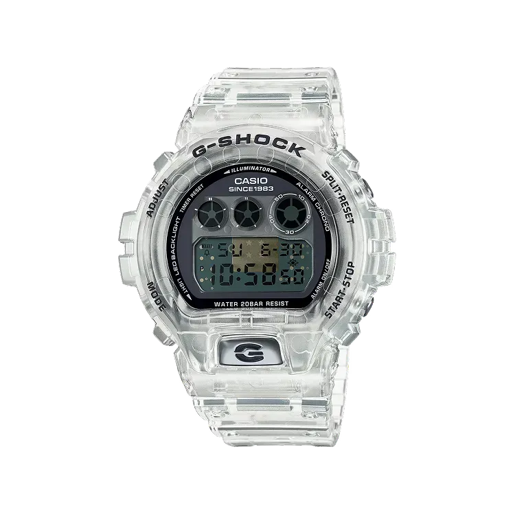 Relógio Casio Digital DW-6900 G-Shock Clear Remix 53.2mm