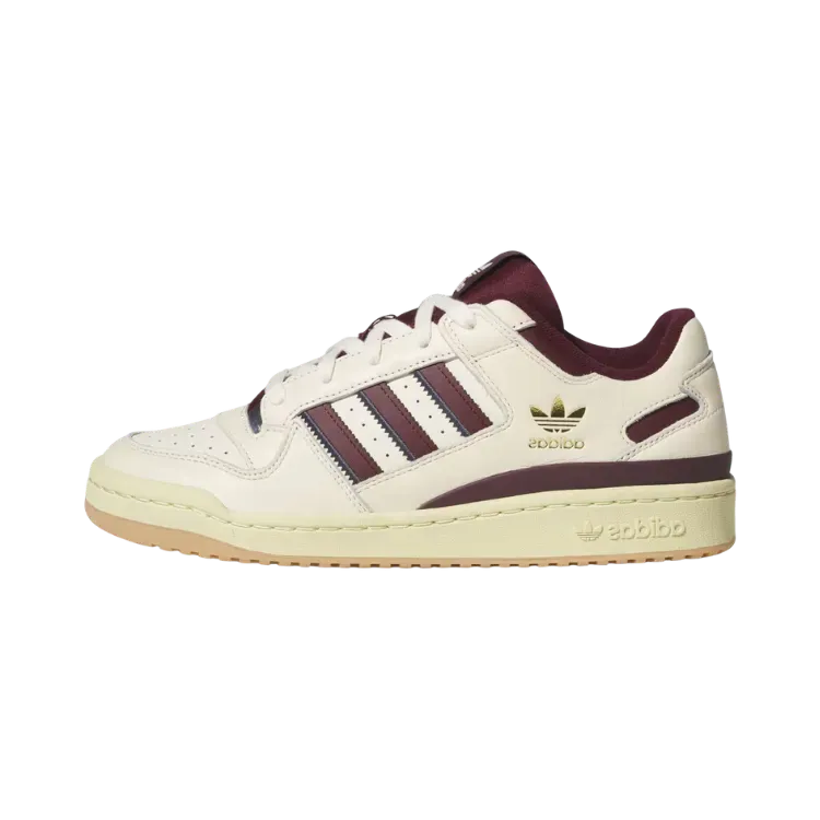 adidas Forum Low CL Cream White Maroon Shadow Navy