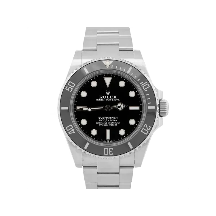 Relógio Rolex Submariner No-Date Black Steel 41mm