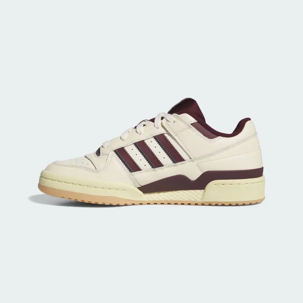 adidas Forum Low CL Cream White Maroon Shadow Navy foto 3