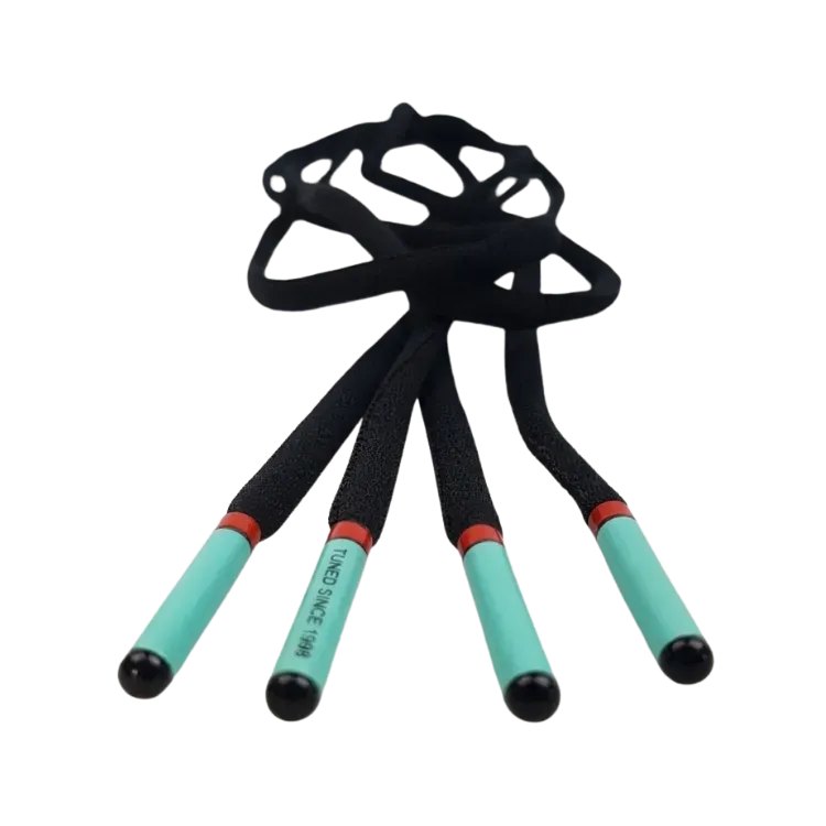 Cadarços TN Laces Tuned Since 1998 Black Teal