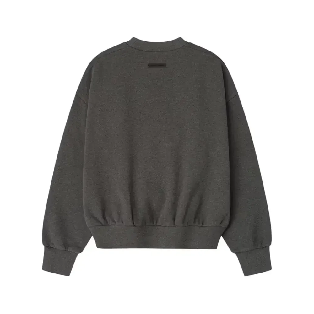 Moletom Fear of God Essentials Embossed Classic Crewneck Charcoal Heather foto 1