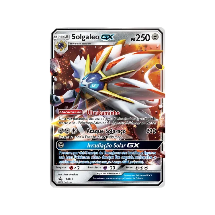 Solgaleo-GX (16) Sol e Lua Promos Pokémon TCG