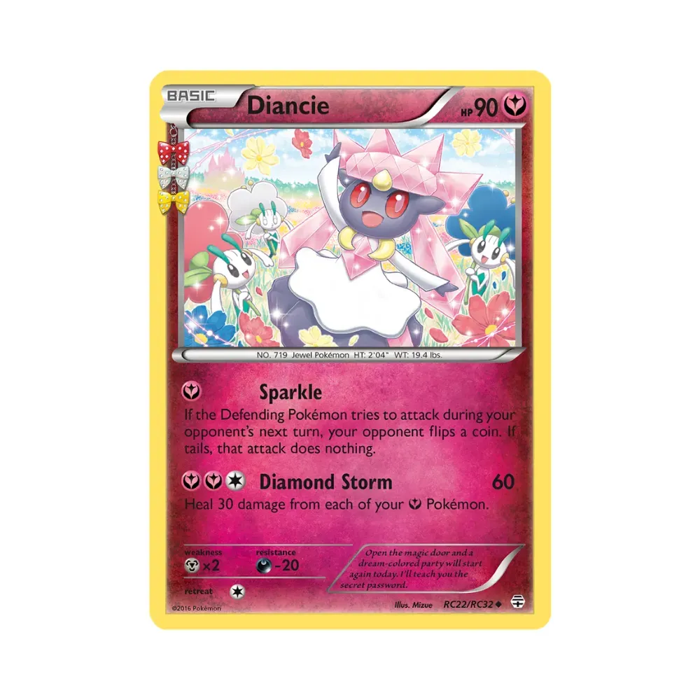 Diancie (RC22/RC32) Gerações Pokémon TCG foto 1
