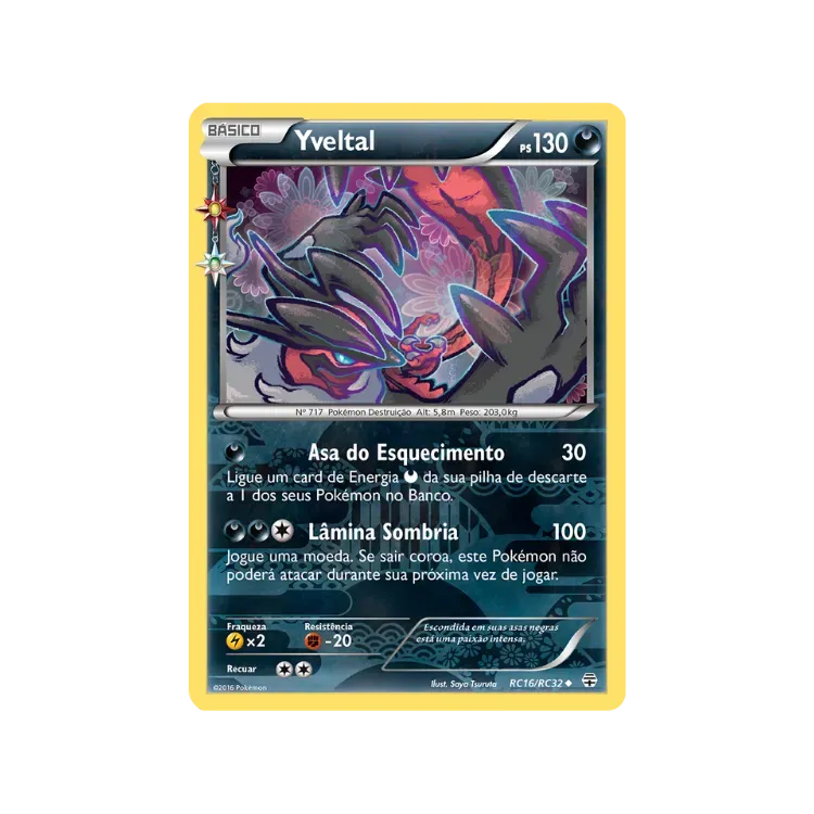 Yveltal (RC16/RC32) Gerações Pokémon TCG