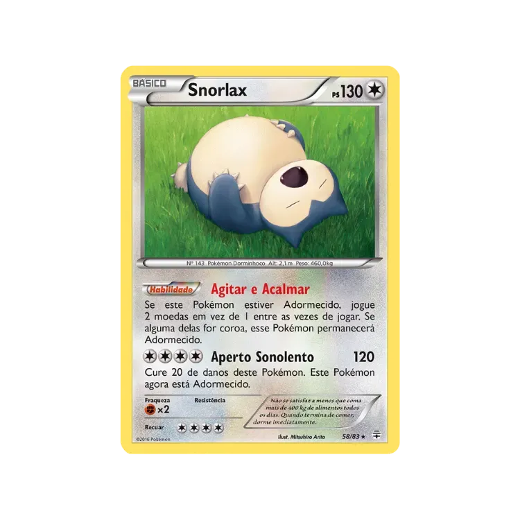 Snorlax (58/83) Gerações Pokémon TCG