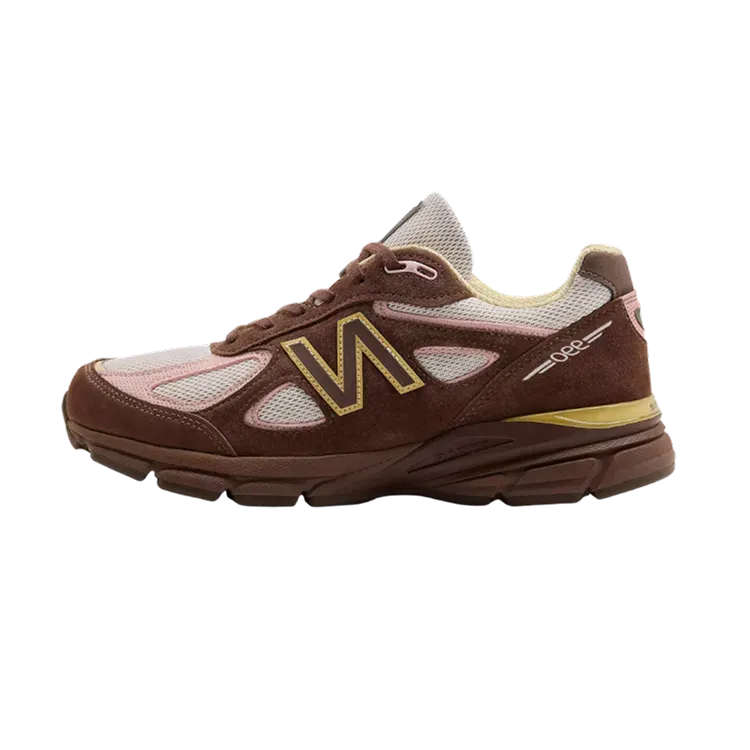 New Balance Made in USA 990v4 Pumpernickel Pink Chalk Alabaster