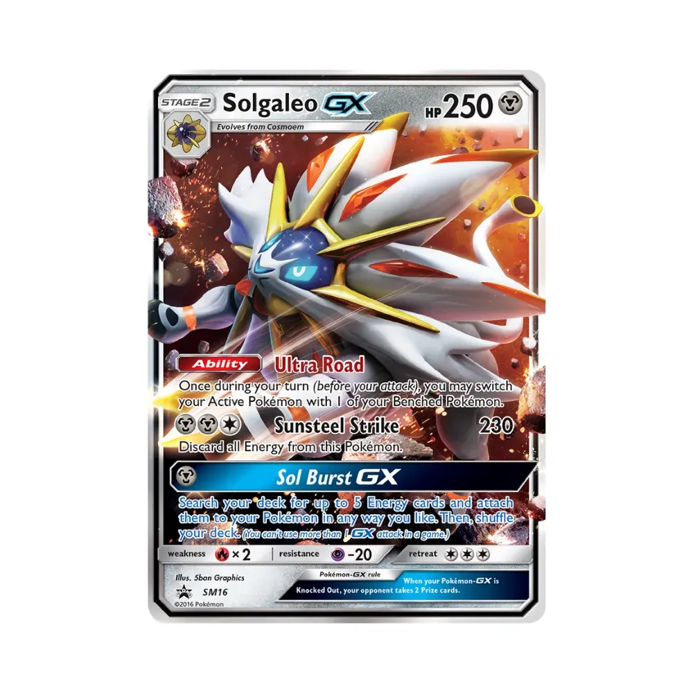 Solgaleo-GX (16) Sol e Lua Promos Pokémon TCG foto 1