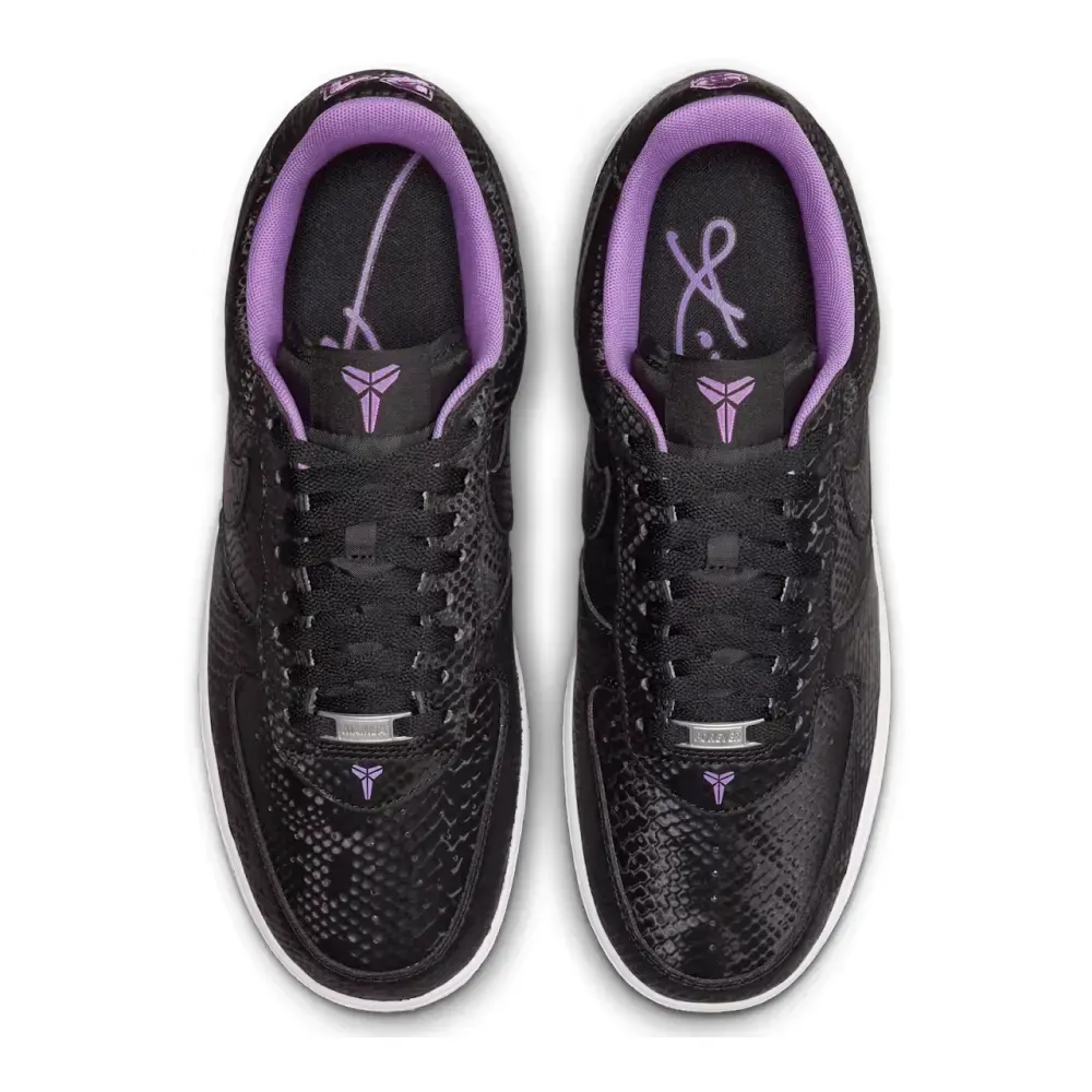 Kobe Bryant x Nike Air Force 1 Low Black Purple Stardust foto 2