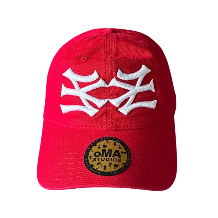 Boné oMA Studios NY NY Curved Brim Red