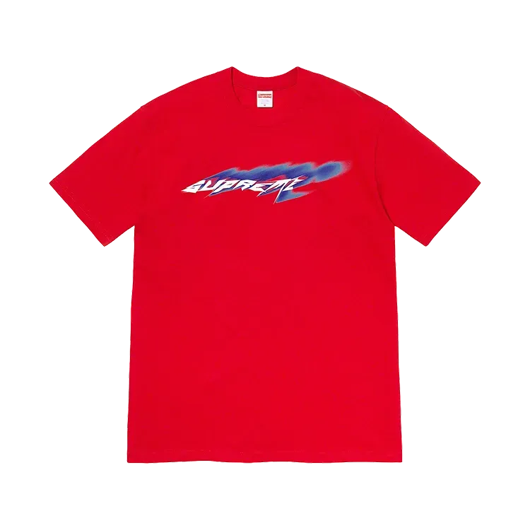 Camiseta Supreme Wind Tee Red SS21