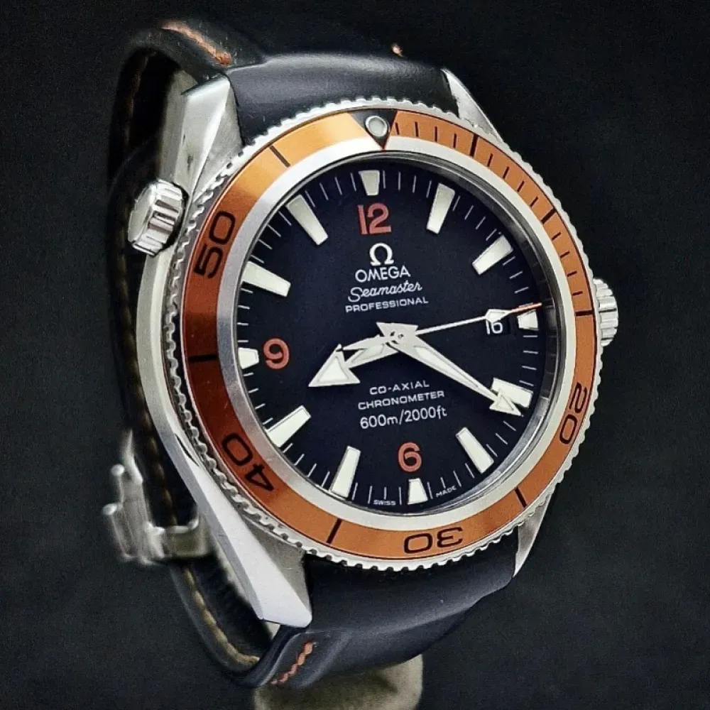 Relógio Omega Seamaster Planet Ocean 600M Co-Axial Black 42mm foto 2