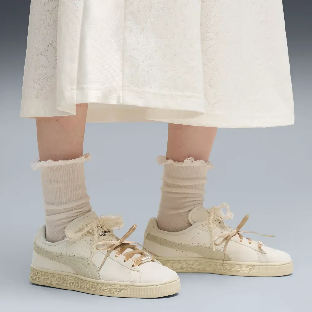 Puma Suede Bloom Frosted Ivory Silver Fog foto 5