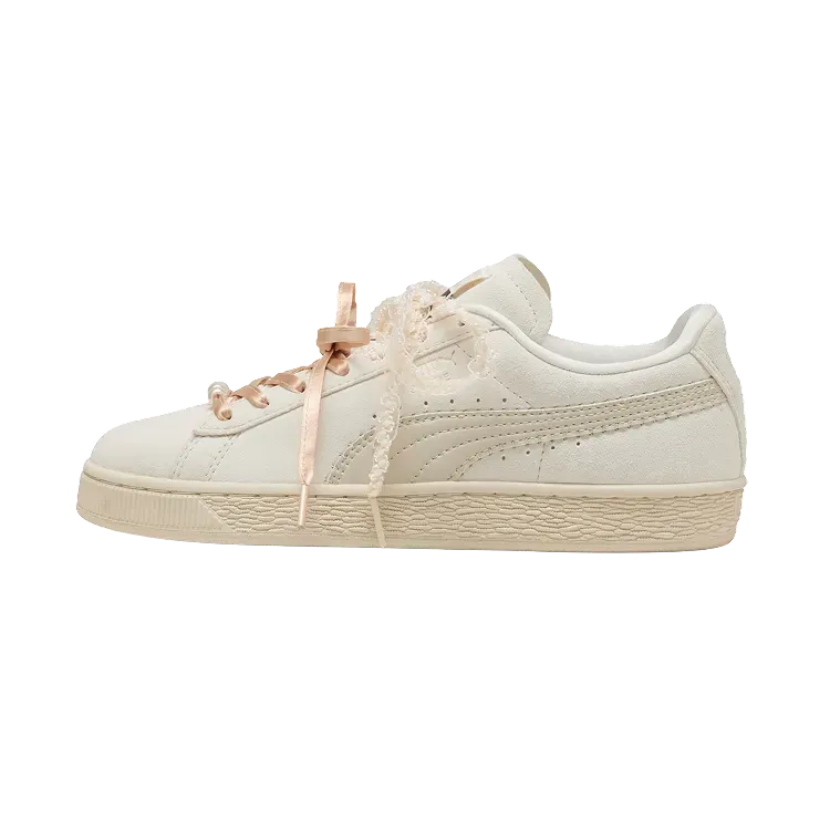 Puma Suede Bloom Frosted Ivory Silver Fog
