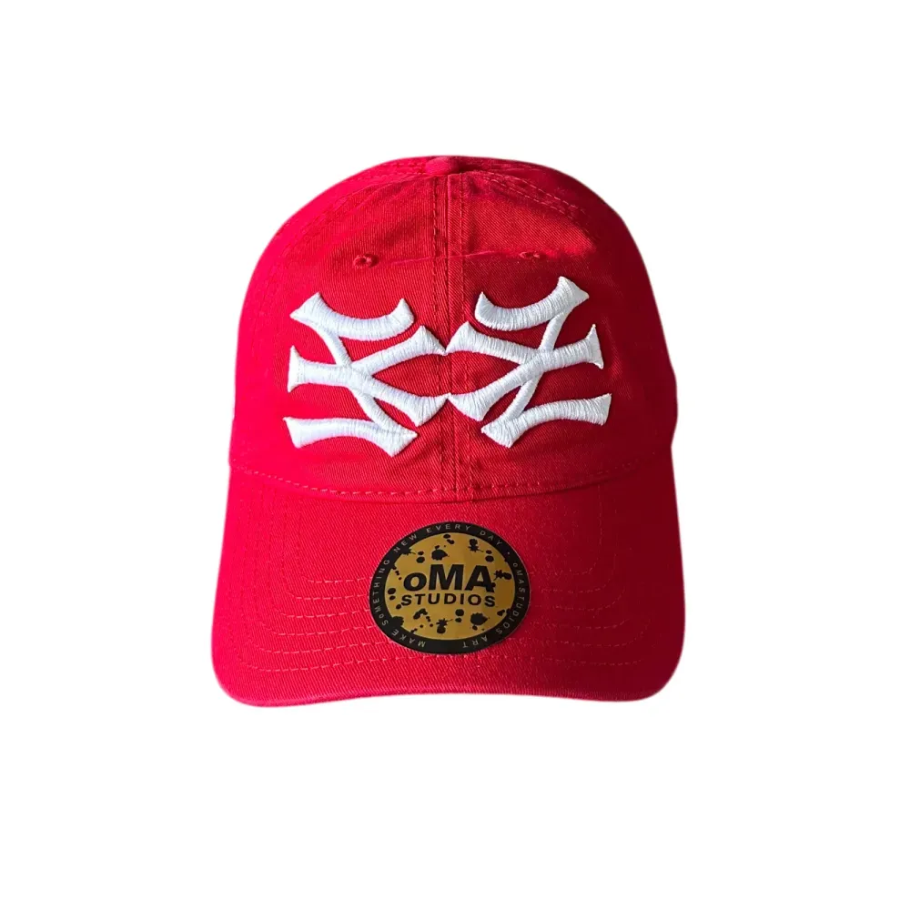 Boné oMA Studios NY NY Curved Brim Red - Droper