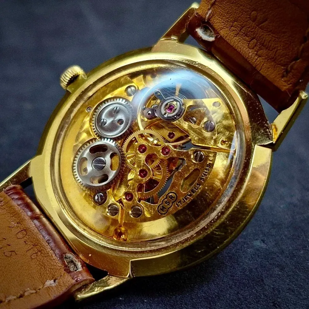 Relógio Vulcain Skeleton Manual Winding 36mm foto 4