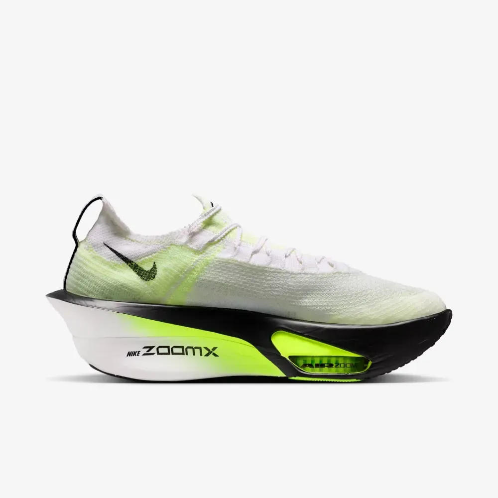 Nike Air Zoom Alphafly NEXT% 3 White Black Volt - Droper