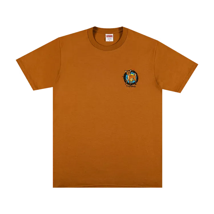 Camiseta Supreme Deer Burnt Orange SS22