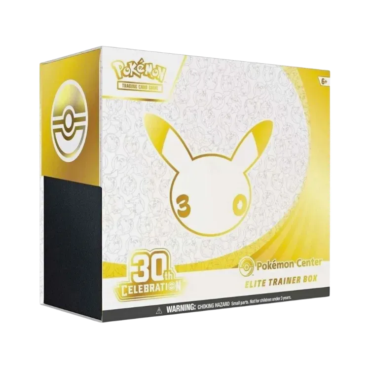Coleção ETB Pokémon Center Celebração de 30 Anos Pokémon TCG EN-US