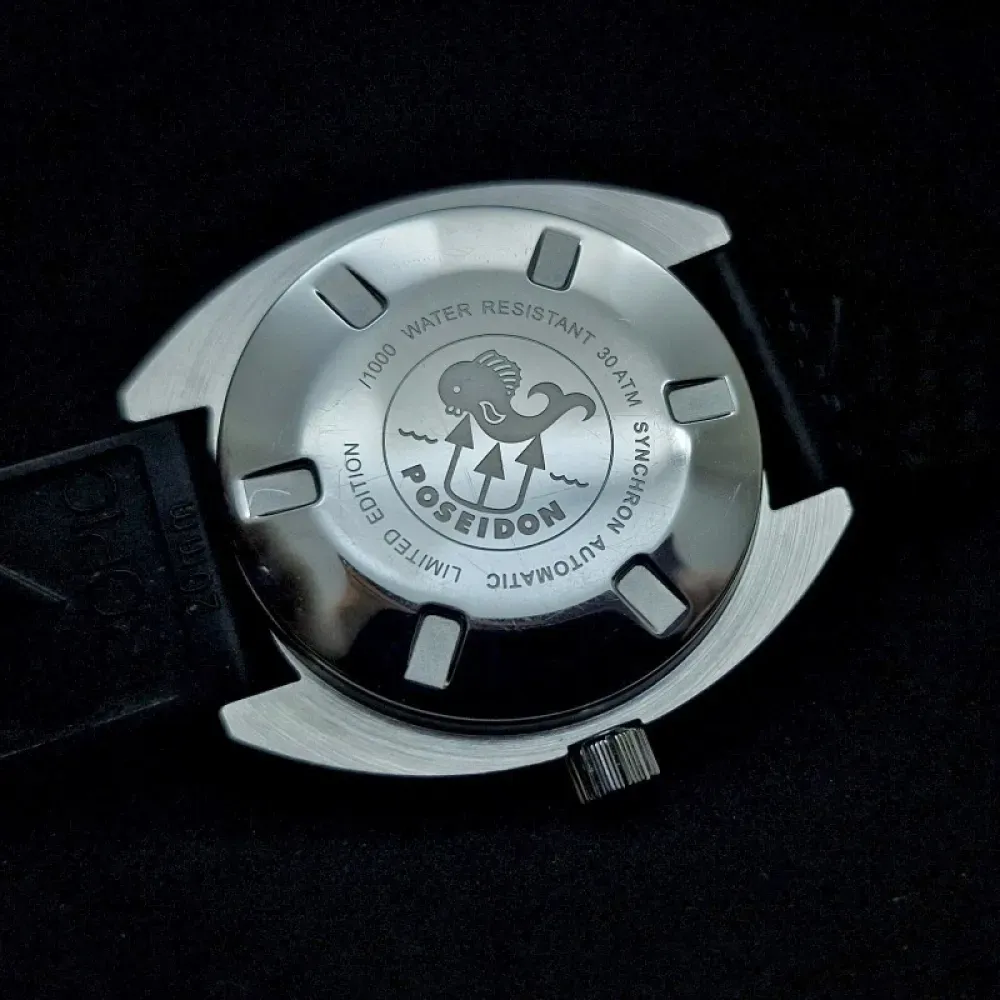 Relógio Synchron Poseidon Black Edition 42mm foto 2