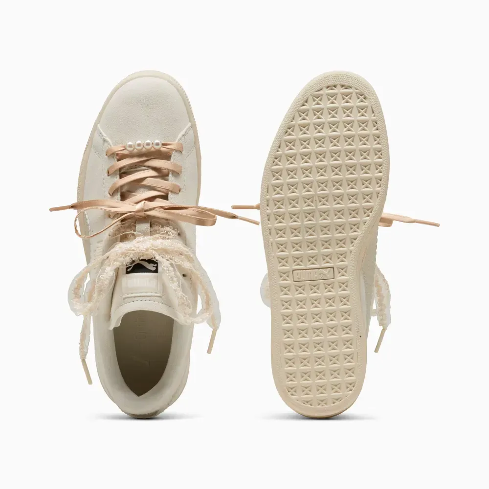 Puma Suede Bloom Frosted Ivory Silver Fog foto 2