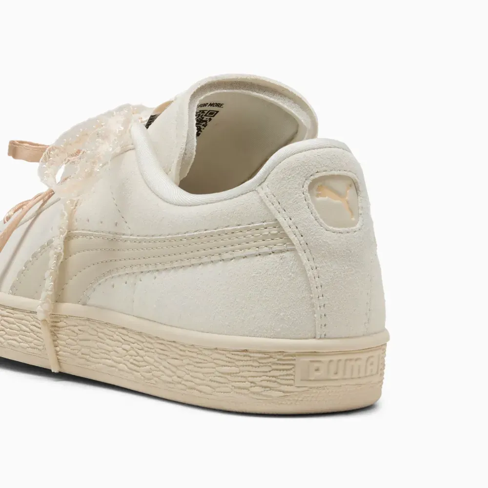 Puma Suede Bloom Frosted Ivory Silver Fog foto 4