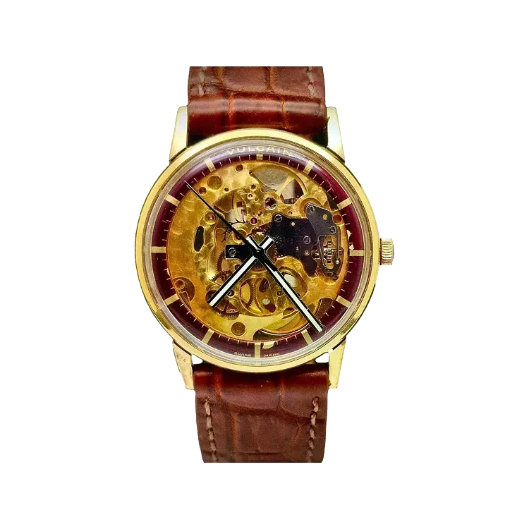 Relógio Vulcain Skeleton Manual Winding 36mm