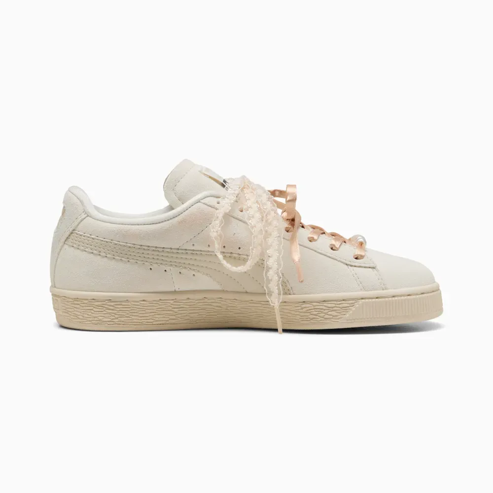 Puma Suede Bloom Frosted Ivory Silver Fog foto 3