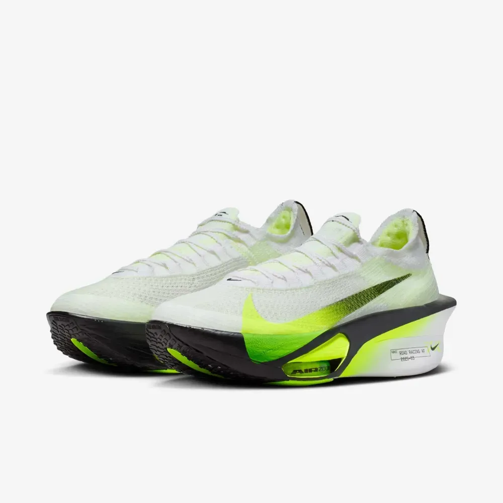 Nike Air Zoom Alphafly NEXT% 3 White Black Volt - Droper