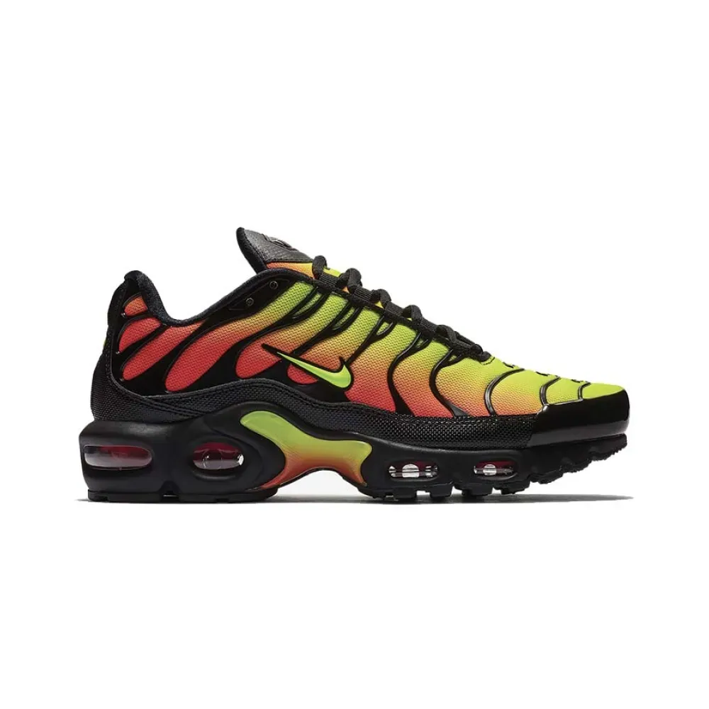 Nike Air Max Plus Black Volt Solar Red foto 1