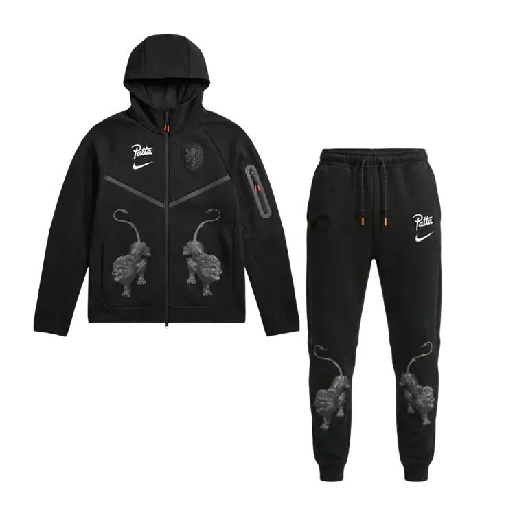 Netherlands x Patta x Nike Jaqueta Hoodie Windrunner Tech Fleece