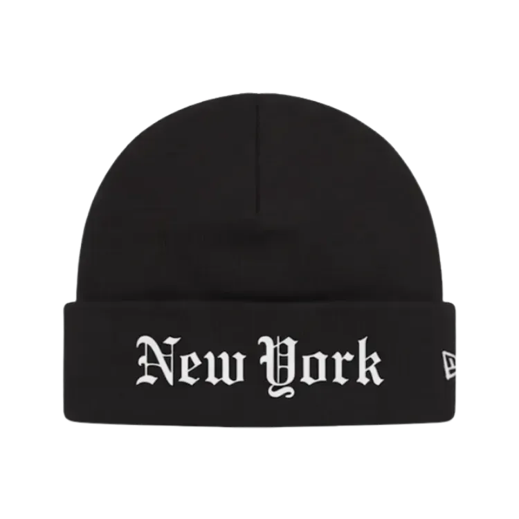 New Era x Supreme Touca Shop New York Black FW26-W5