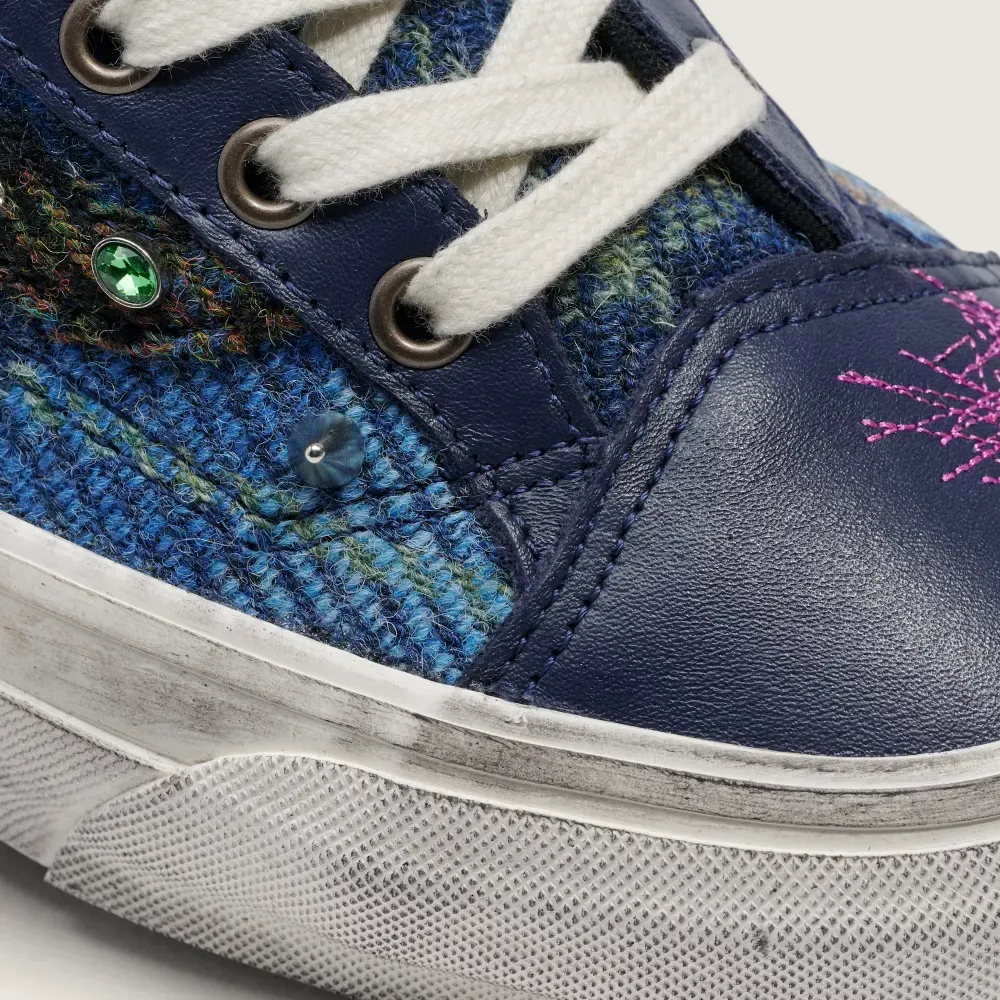 Harris Tweed x Vans Premium Old Skool 36 Tweed Navy Blue foto 5