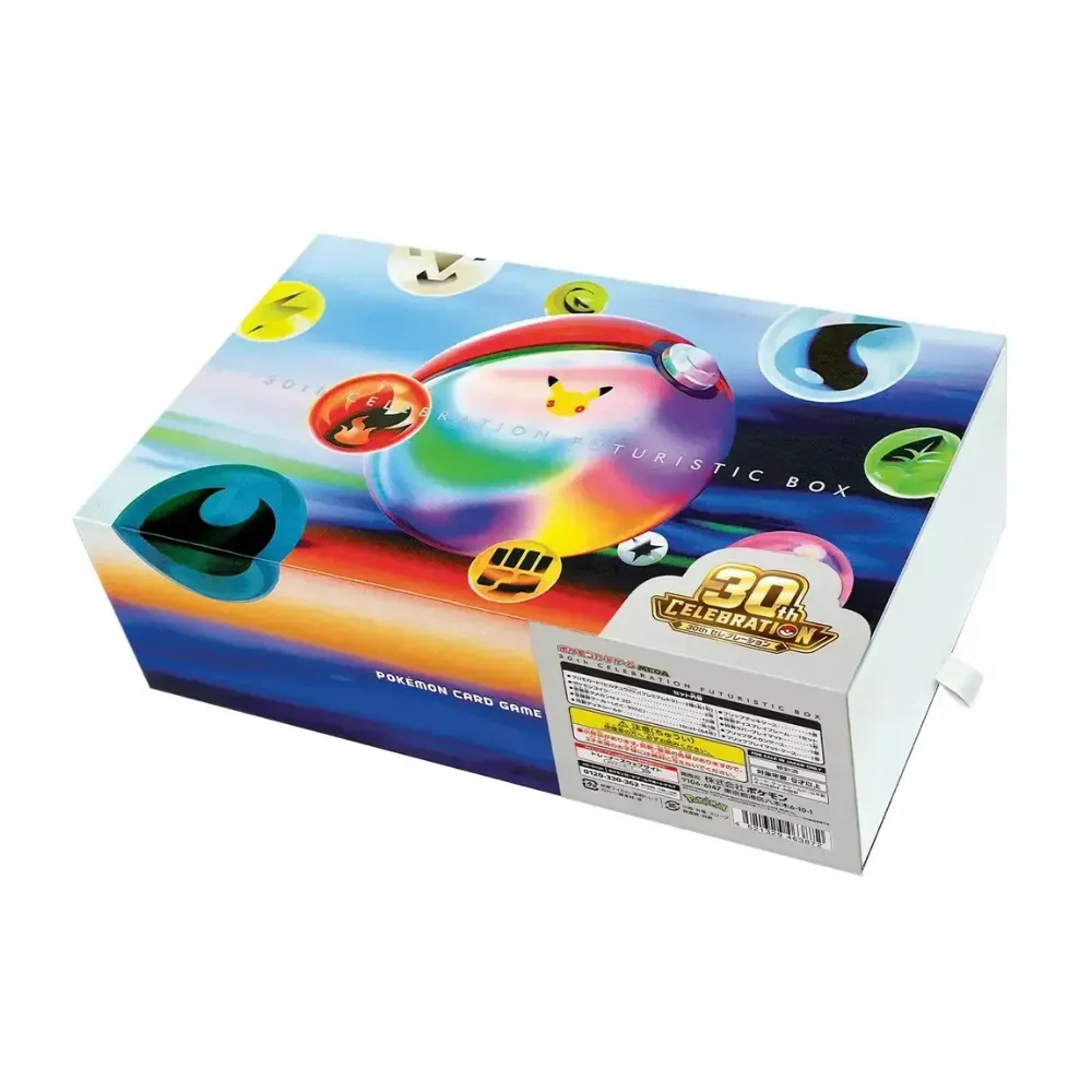 30thCELEBRATION FUTURISTIC BOX、BOXセット Box Coleção Futurista 30th Celebration Pokémon TCG JPN - Droper