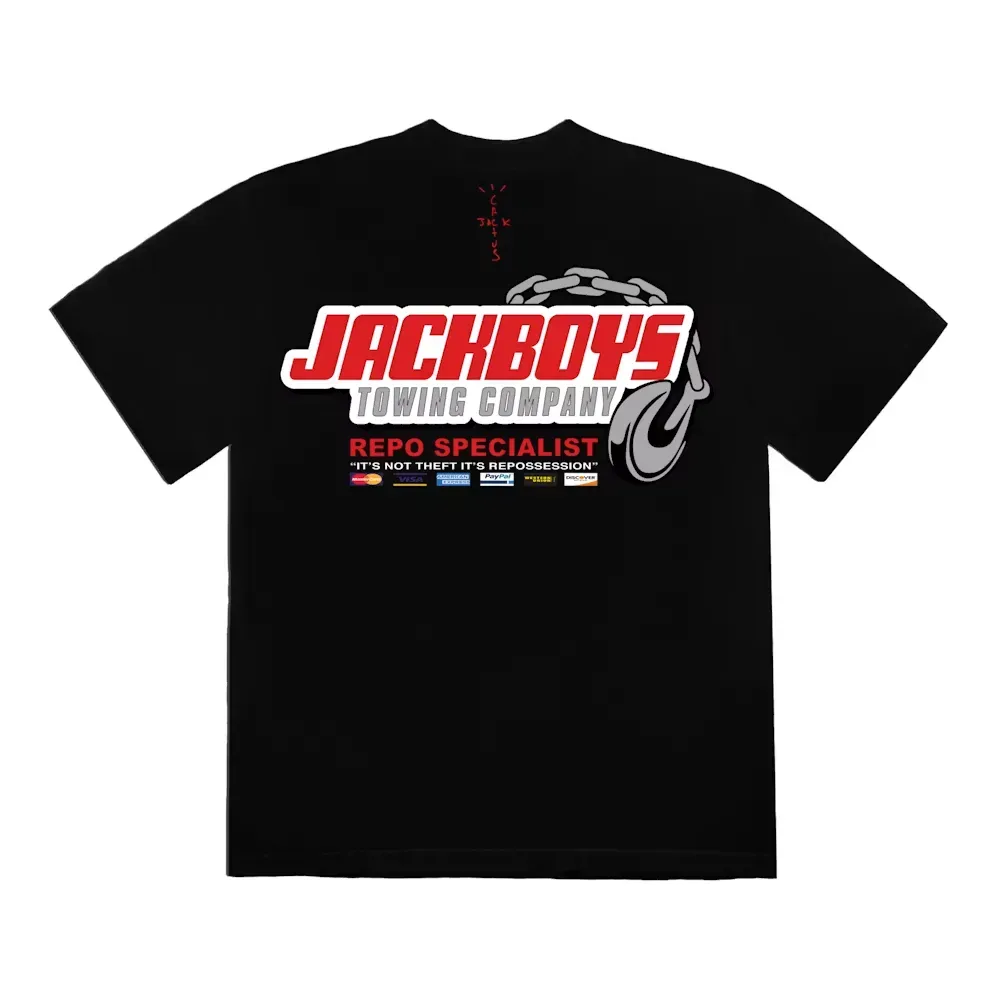 Camiseta Travis Scott Jackboys Repo Black foto 1