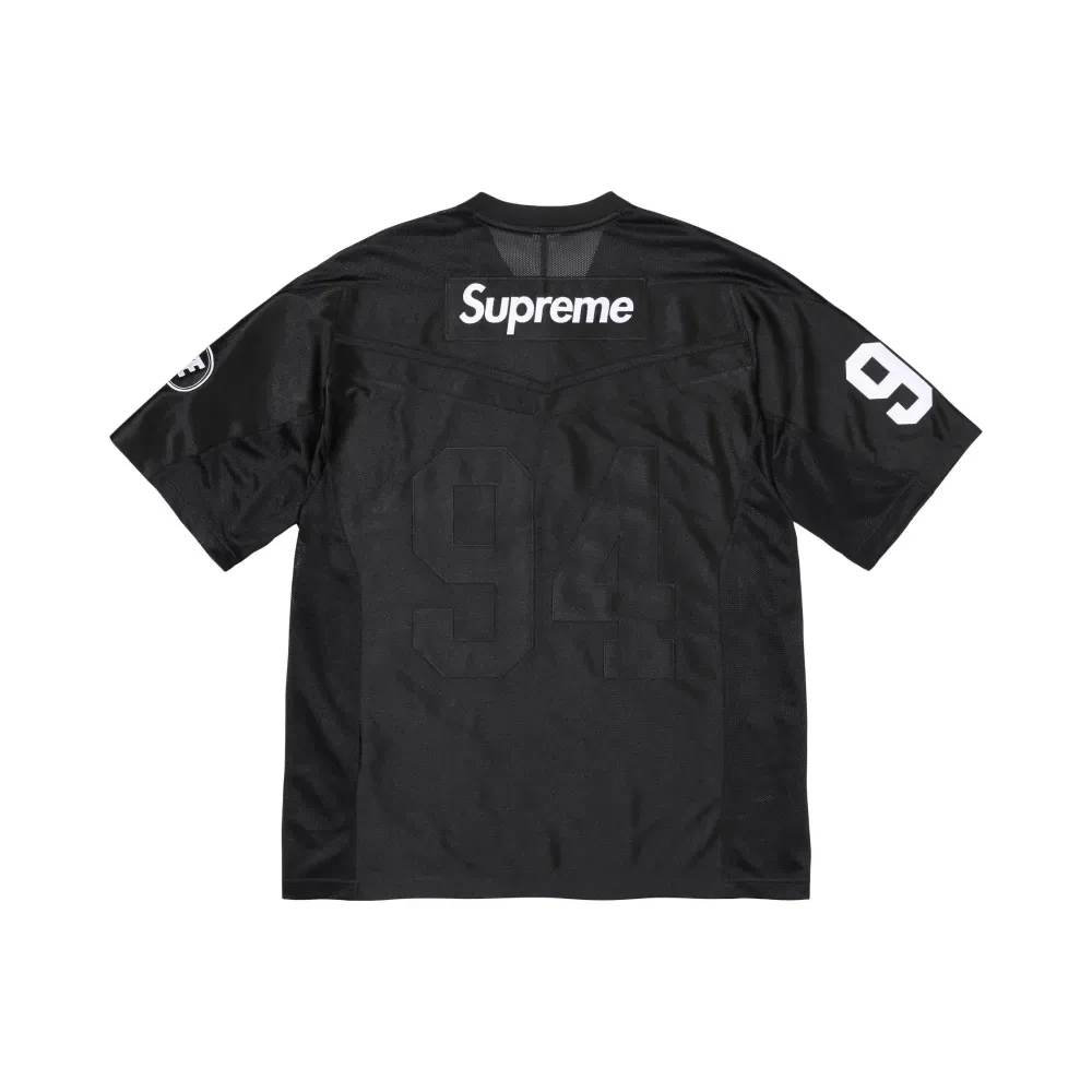 Imagem Nike x Supreme Camiseta Football Jersey Black FW26-W6