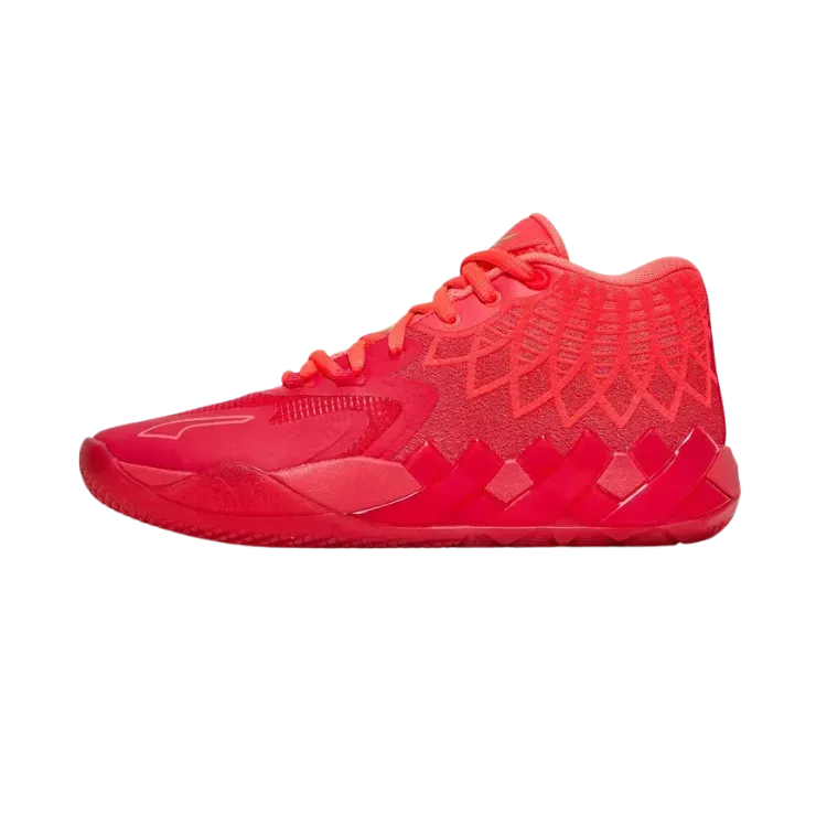 PUMA MB.01 バスケットボールシューズ レッド Puma MB.01 LaMelo Red Blast - Droper
