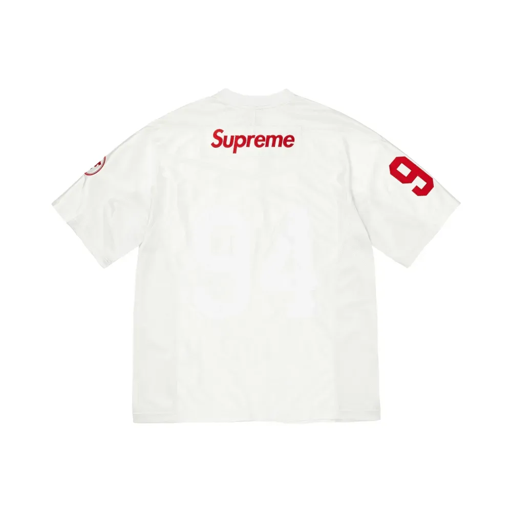 Imagem Nike x Supreme Camiseta Football Jersey White FW26-W6