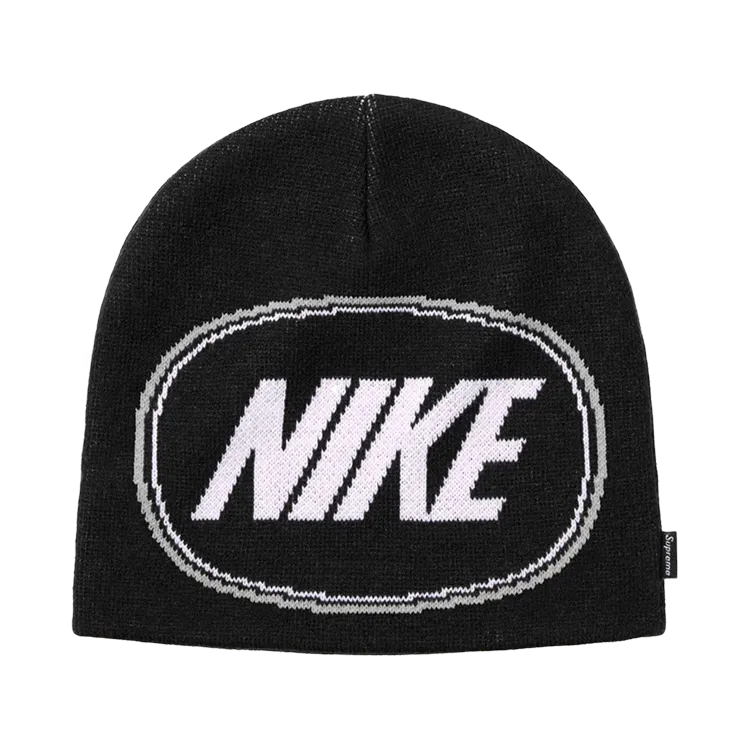 Nike x Supreme Touca Oval Beanie Black FW26-W6