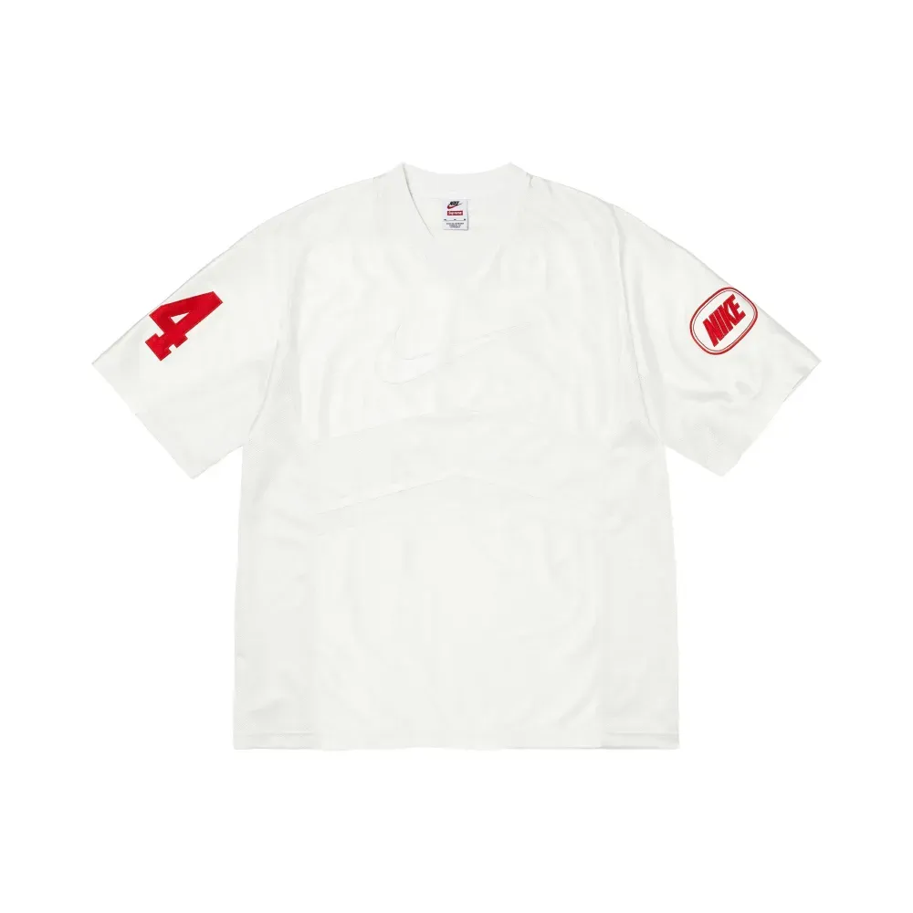 Imagem Nike x Supreme Camiseta Football Jersey White FW26-W6